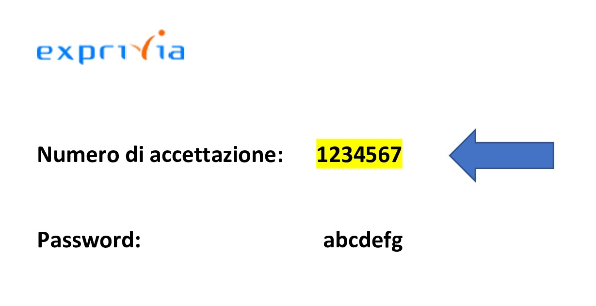 numero di accettazione